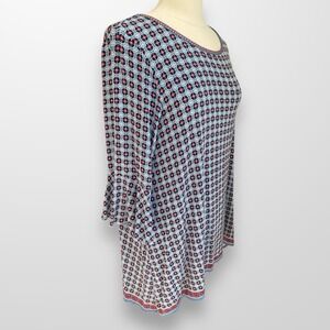 Max Edition Woman's Size XL Tunic Top Shirt Slinky Stretch Flowy Travel Casual